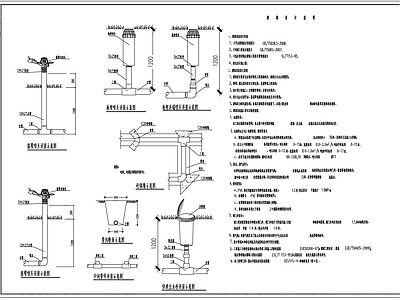 园林喷灌节点 施工图