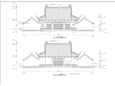 古建筑财神殿 施工图