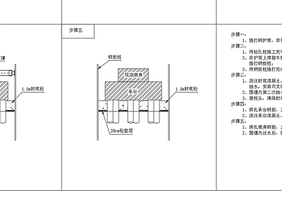 钢板桩围堰施工步骤图