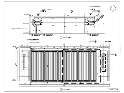 西入口大门详图 施工图 通用节点