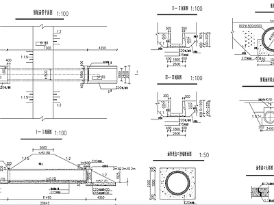 标准排水涵平面及结构  施工图