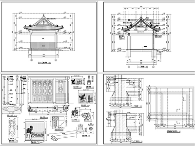 老君庙古建筑 施工图