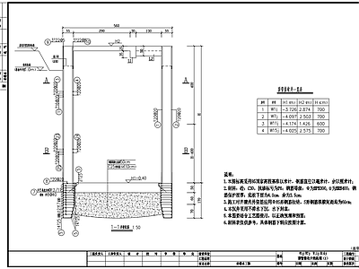 排水顶管井结构 施工图