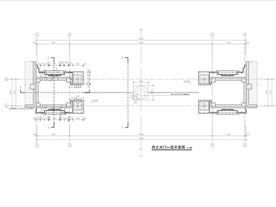 西北大门 施工图 建筑通用节点