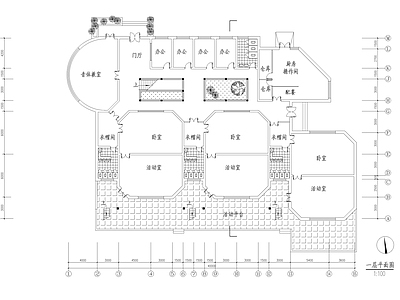 二层幼儿园建筑 施工图