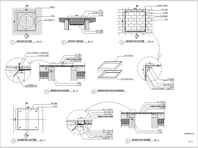 装饰井盖做法详图 施工图