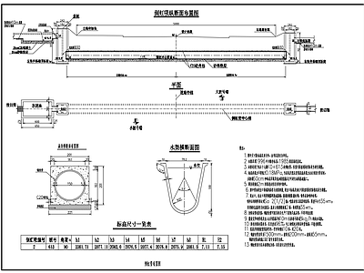 φ1500钢波纹管倒虹吸 施工图