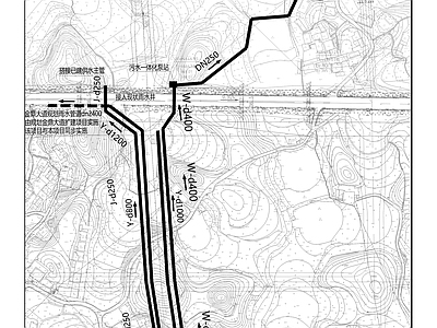 自嗨锅总部基地周边道路工程 施工图 交通道路