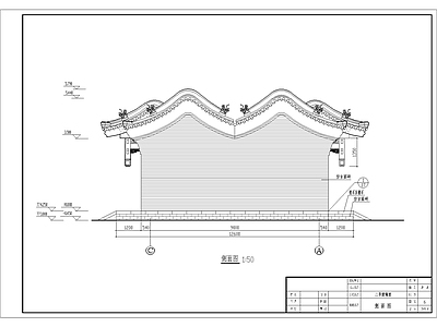 一层古建筑 施工图