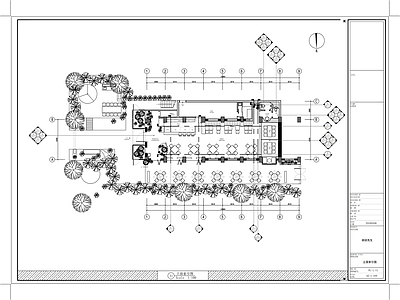 花园主题餐厅全套内装 施工图