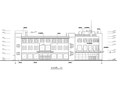 三层综合商场建筑 施工图