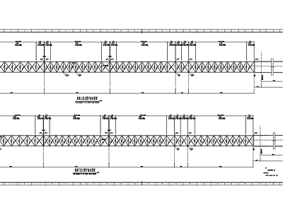 钢结构桁架通廊结构 施工图