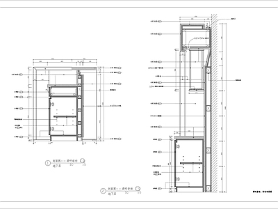 酒吧柜台 详图 施工图 家具节点