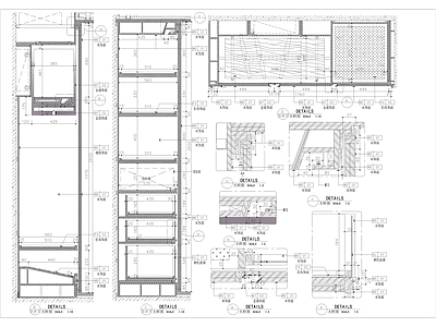 酒店通用衣柜节点大样 施工图 柜类