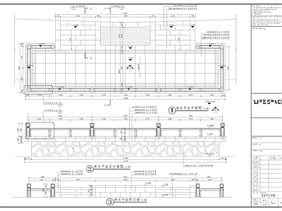 中式亲水平台详图 施工图