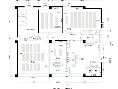 全套瑜伽馆装修 施工图