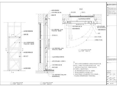 6套各类消火栓装饰门及管道井装饰门节点 施工图 通用节点