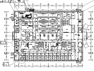 SPF级动物实验室净化工程平面图