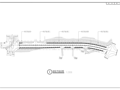 长岭新城区安康路绿化工程 施工图