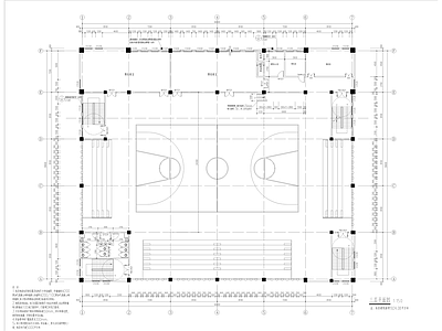 初级中学餐厅建筑 施工图