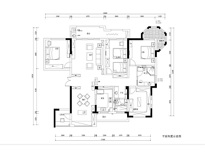 180平米大平层家装 施工图