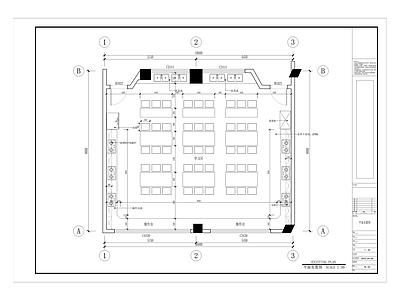 小学厨房教室室内 施工图