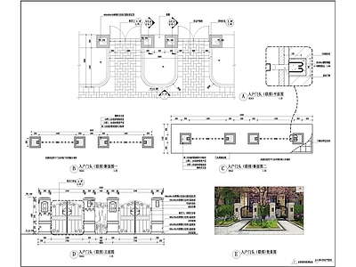 入户门 施工图 通用节点