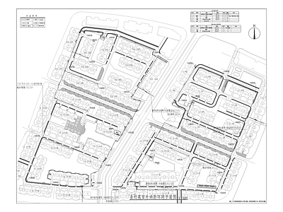 康美街道银竹苑社区消防管网整治工程 施工图 市政给排水