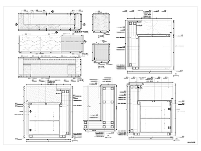 接待台详图 施工图 前台