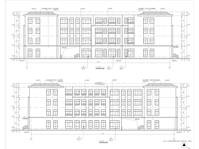 中学建筑 施工图