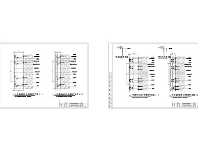 干挂瓷砖标准节点大样 施工图