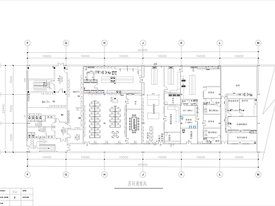 食品检测实验室室内 施工图