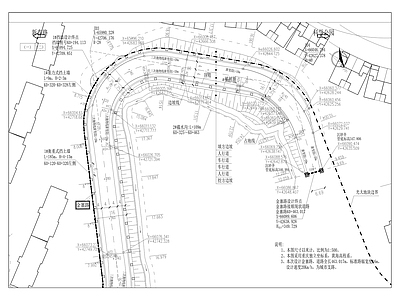 新春路金寨路道路工程 施工图 交通道路