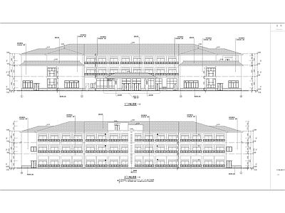 敬老院建筑 施工图 疗养院