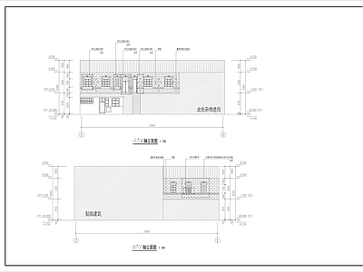 建筑外立面造型线脚详图 施工图 建筑通用节点