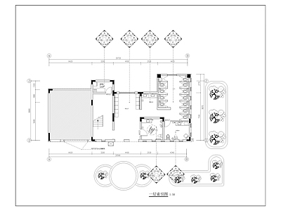 空港新城十七个公厕公共卫生间室内装修 施工图