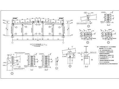 门式钢结构 施工图