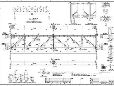 某商用车投资公司车间钢结构 施工图