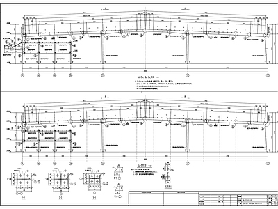 南京江宁某物流仓储建筑钢结构 施工图