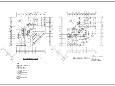 7层住宅双户型结构 施工图