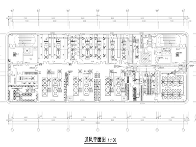 检测中心实验室室内装修 施工图