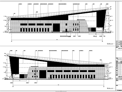 武警政治学院体育馆建筑 施工图