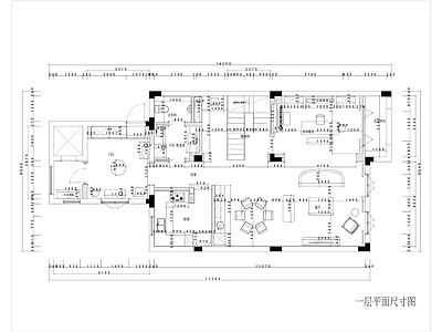 三层欧式别墅及室外露台装修 施工图