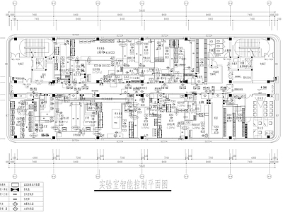 智慧实验室智能控制系统平面图