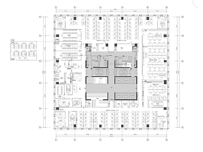 现代办公室给排水 施工图 建筑给排水