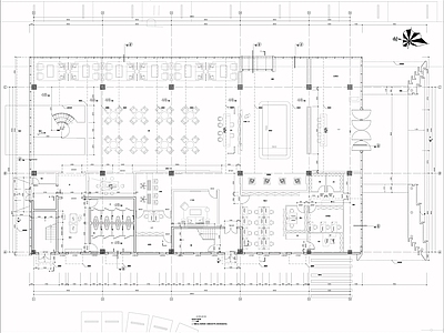 现代售楼处建筑 施工图