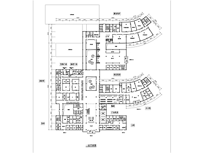 老年医疗中心室内装修 施工图