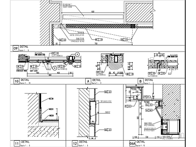 门套横剖节点大样 施工图 通用节点