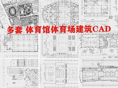 体育馆体育场 平面布置图