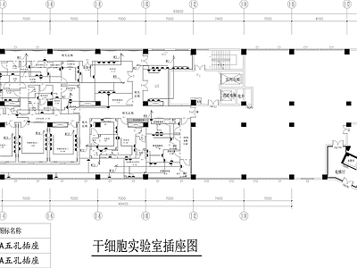 医院干细胞实验室装修 施工图